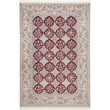 Tappeto Nain 6La Persia bianco verde 206x308