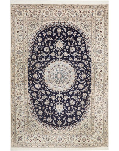 Tappeto Nain 6La Persia beige grigio 205x307