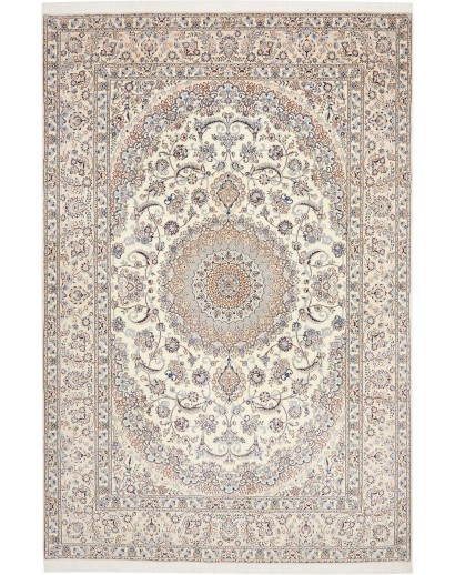 Tappeto Nain 6La Persia bianco grigio 208x317