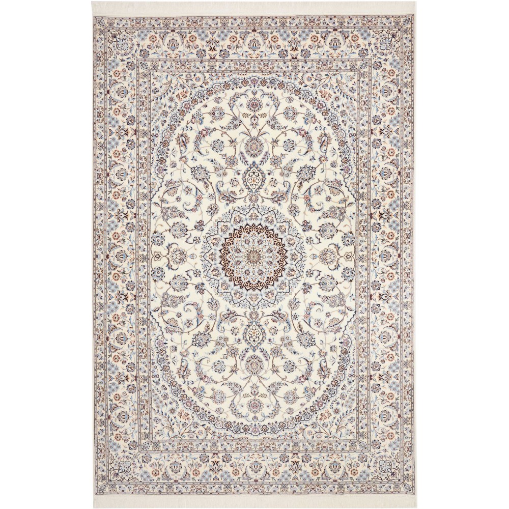 Tappeto Nain 6La Persia bianco 208x312 Tappeto Nain 6La Persia bianco 208x312