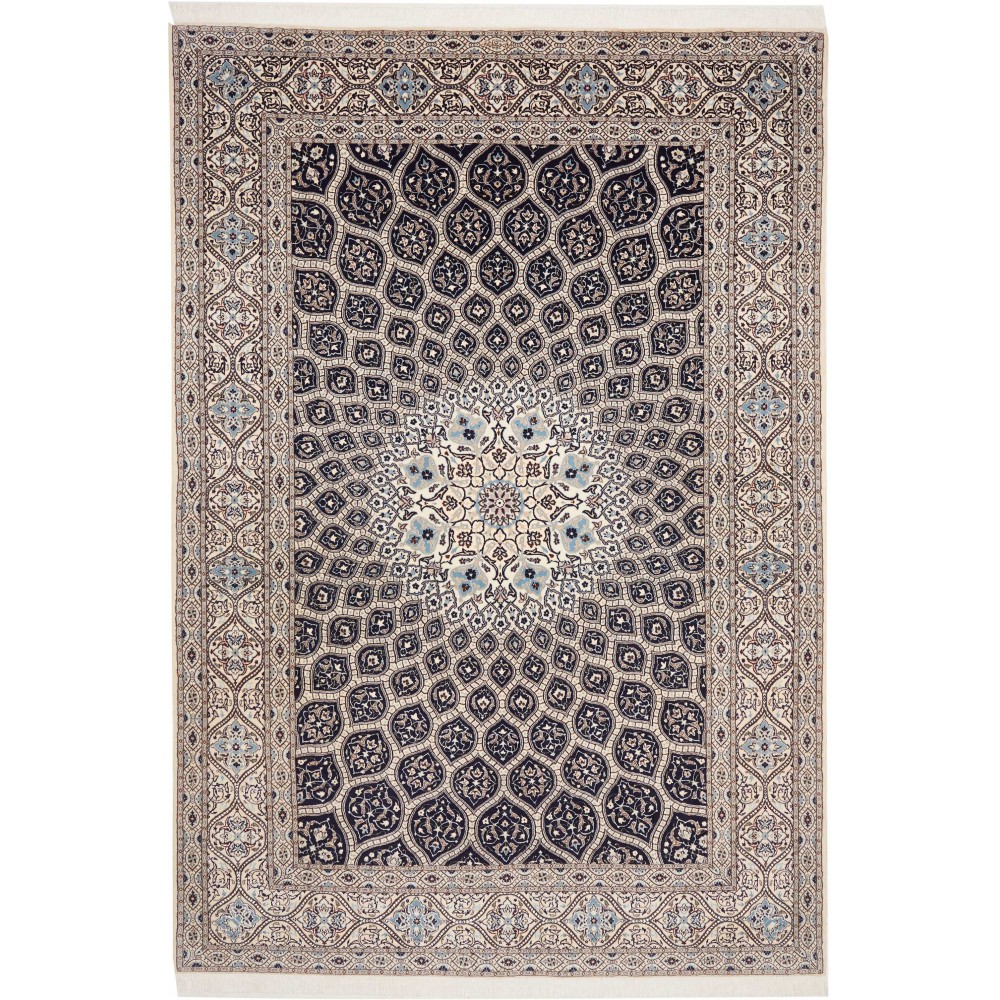 Tappeto Nain 6La Persia beige grigio 212x312 Tappeto Nain 6La Persia beige grigio 212x312