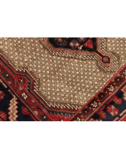 Tappeto Hosseinabad Persia marrone giallo 127x182