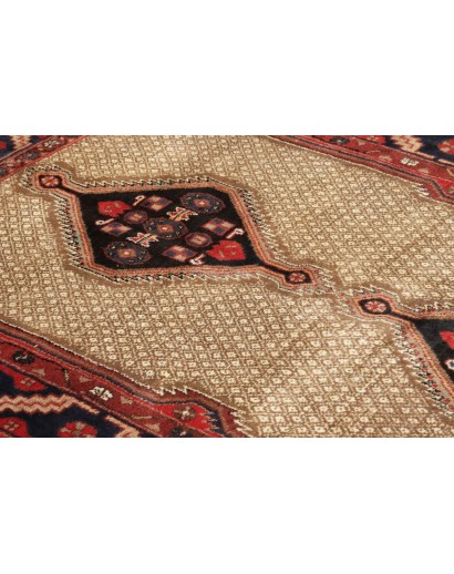Tappeto Hosseinabad Persia marrone giallo 127x182