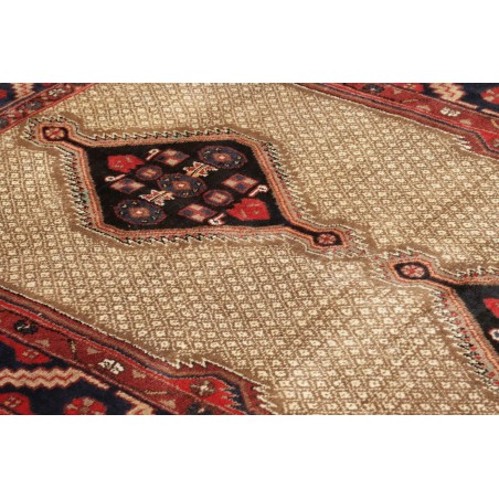 Tappeto Hosseinabad Persia marrone giallo 127x182