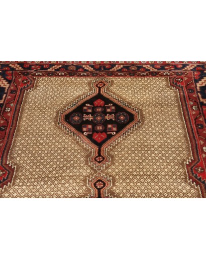 Tappeto Hosseinabad Persia marrone giallo 127x182