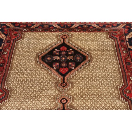 Tappeto Hosseinabad Persia marrone giallo 127x182