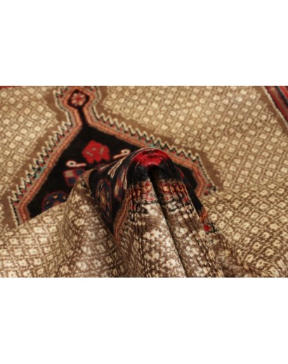 Tappeto Hosseinabad Persia marrone giallo 127x182