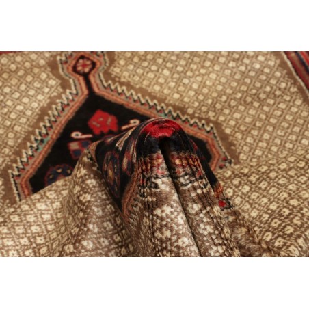 Tappeto Hosseinabad Persia marrone giallo 127x182