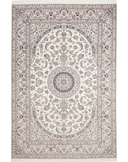 Tappeto Nain 6La Persia bianco grigio 214x315