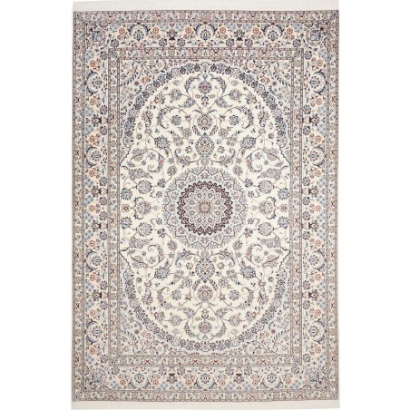 Tappeto Nain 6La Persia bianco grigio 214x315