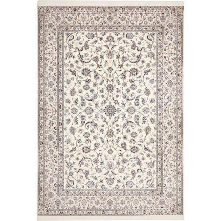 Tappeto Nain 6La Persia bianco grigio 211x306