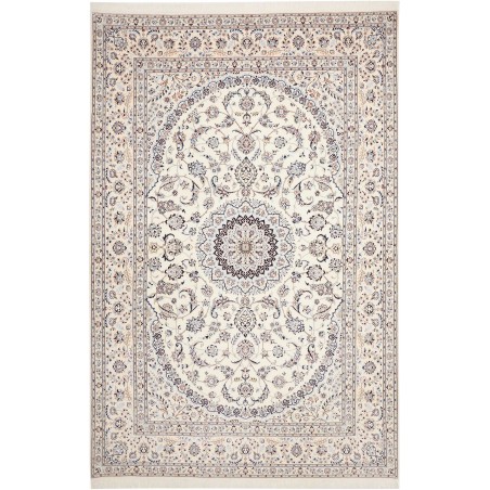 Tappeto Nain 6La Persia bianco grigio 209x316