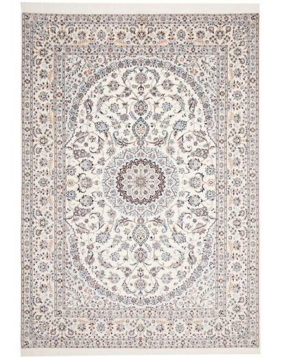 Tappeto Nain 6La Persia bianco grigio 211x303