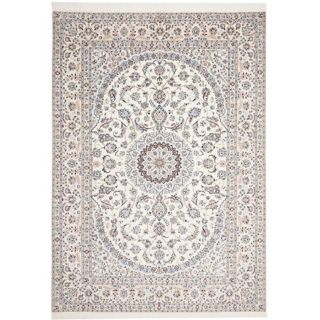 Tappeto Nain 6La Persia bianco grigio 211x303