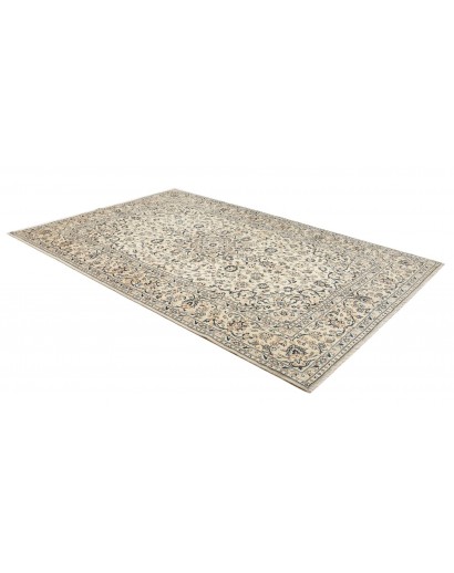Tappeto Kashan Persia bianco grigio 198x310