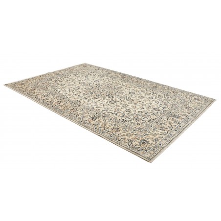 Tappeto Kashan Persia bianco grigio 198x310