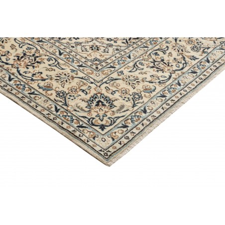 Tappeto Kashan Persia bianco grigio 198x310