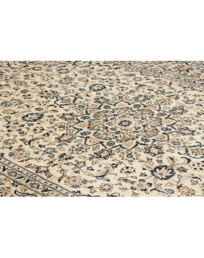 Tappeto Kashan Persia bianco grigio 198x310