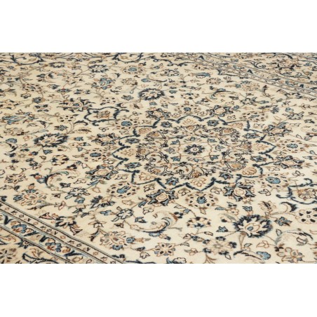 Tappeto Kashan Persia bianco grigio 198x310