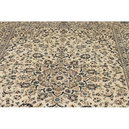 Tappeto Kashan Persia bianco grigio 198x310