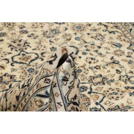 Tappeto Kashan Persia bianco grigio 198x310