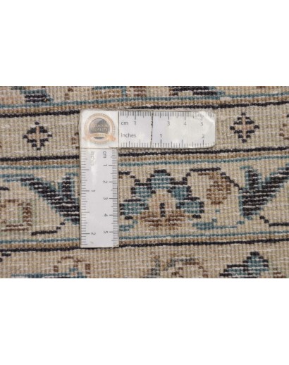 Tappeto Kashan Persia bianco grigio 198x310