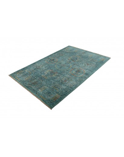 Tappeto Mamlouk Pakistan azzurro beige 124x187