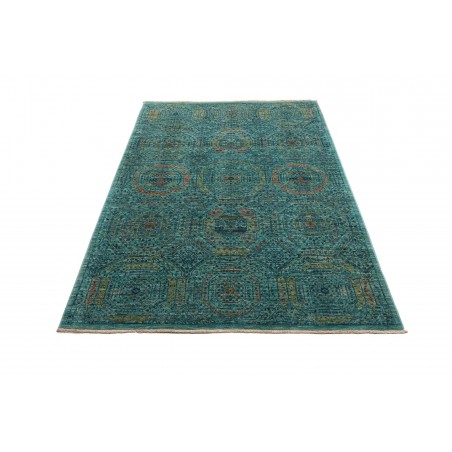 Tappeto Mamlouk Pakistan azzurro beige 124x187