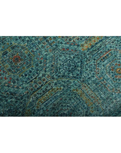 Tappeto Mamlouk Pakistan azzurro beige 124x187