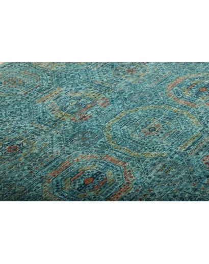 Tappeto Mamlouk Pakistan azzurro beige 124x187