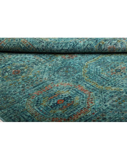 Tappeto Mamlouk Pakistan azzurro beige 124x187