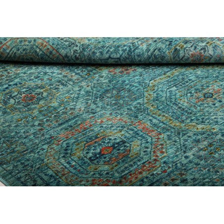 Tappeto Mamlouk Pakistan azzurro beige 124x187