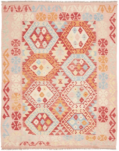 Tappeto Kilim Afghanistan giallo 153x195
