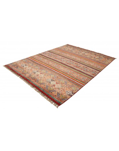 Tappeto Samarkand Pakistan arancione grigio 252x294