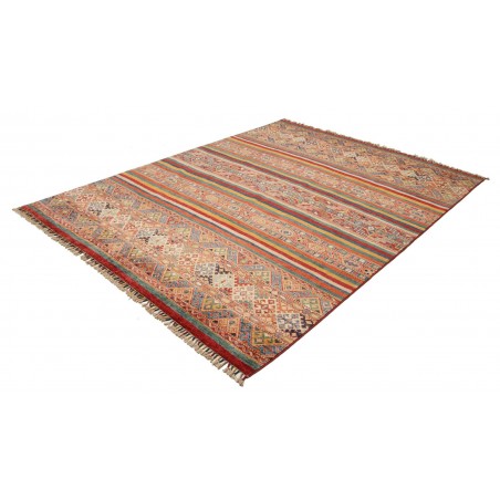 Tappeto Samarkand Pakistan arancione grigio 252x294