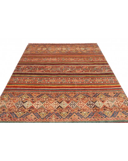 Tappeto Samarkand Pakistan arancione grigio 252x294