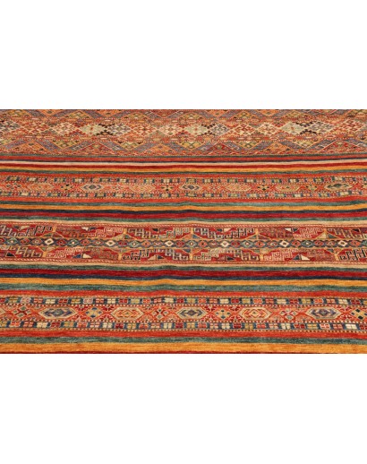 Tappeto Samarkand Pakistan arancione grigio 252x294