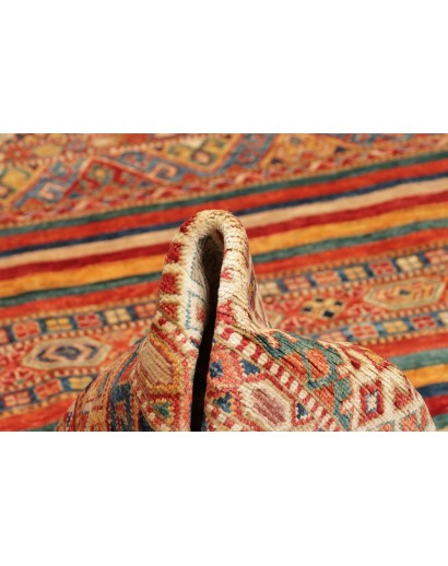 Tappeto Samarkand Pakistan arancione grigio 252x294