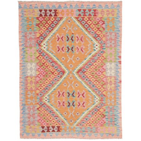Tappeto Kilim Afghanistan marrone bianco 150x200