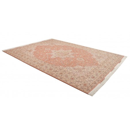 Tappeto Tabriz 50 Raj Persia beige bianco 248x350