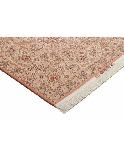 Tappeto Tabriz 50 Raj Persia beige bianco 248x350