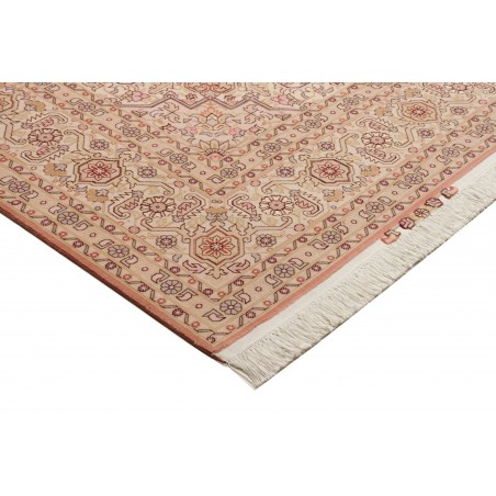 Tappeto Tabriz 50 Raj Persia beige bianco 248x350