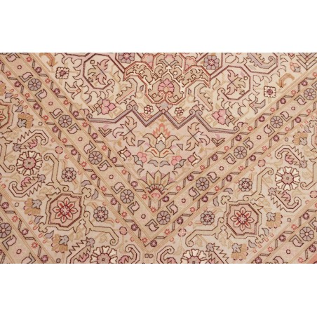 Tappeto Tabriz 50 Raj Persia beige bianco 248x350