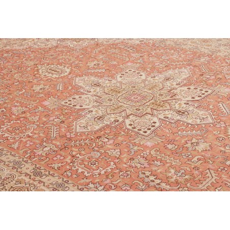Tappeto Tabriz 50 Raj Persia beige bianco 248x350