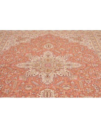 Tappeto Tabriz 50 Raj Persia beige bianco 248x350