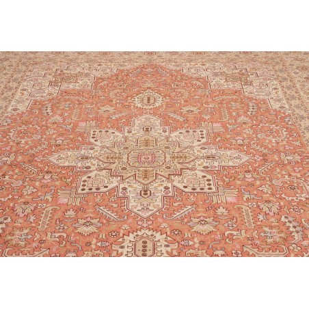 Tappeto Tabriz 50 Raj Persia beige bianco 248x350