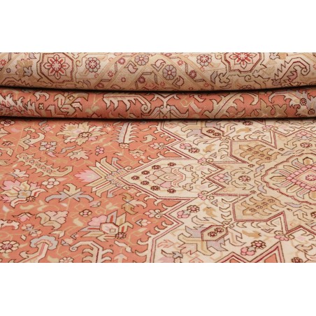 Tappeto Tabriz 50 Raj Persia beige bianco 248x350