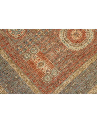 Tappeto Mamlouk Pakistan marrone giallo 127x189