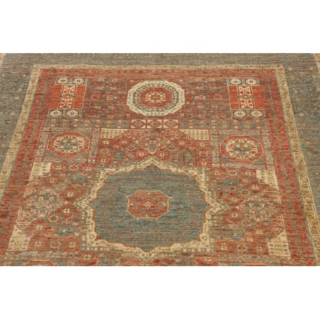 Tappeto Mamlouk Pakistan marrone giallo 127x189