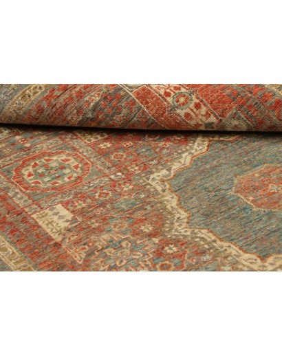 Tappeto Mamlouk Pakistan marrone giallo 127x189